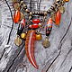 Order Necklace with agate "Magic Fang". Anastasia Razumowa. Livemaster. . Necklace Фото №3