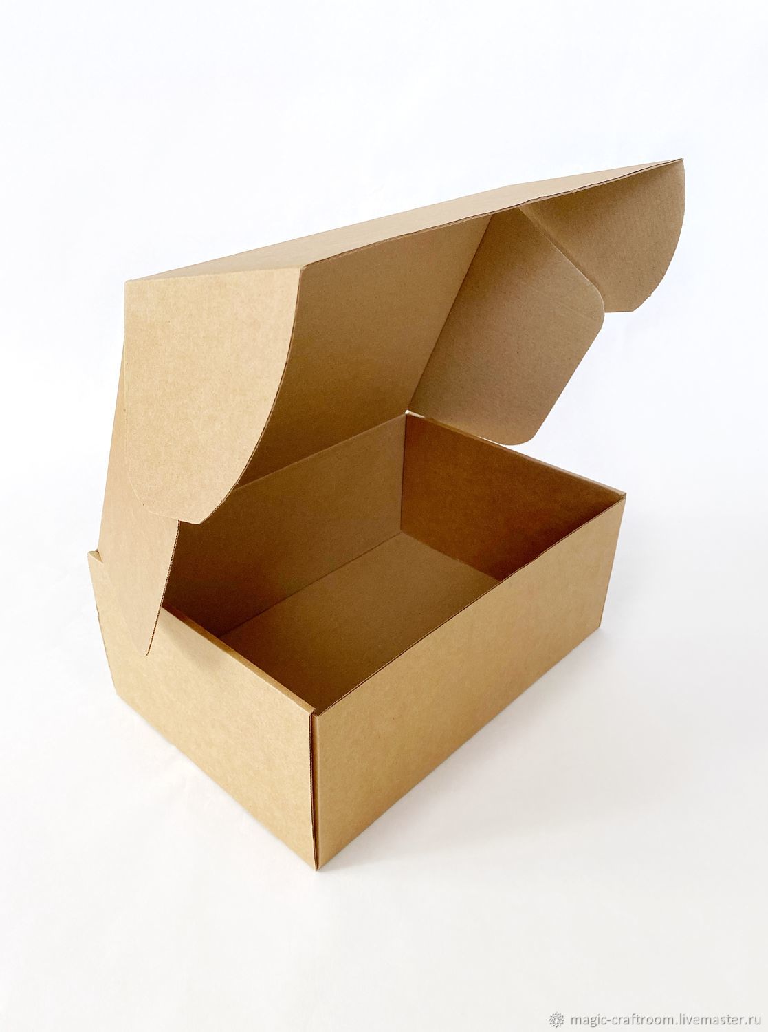 Коробка из гофрокартона, 32*22*13 см., бурая купить в интернет-магазине ...