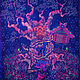 Флуоресцентное полотно 3D "Лукоморье", Ritual attributes, Moscow,  Фото №1