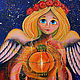 Guardian angel with guiding star acrylic painting, Pictures, Azov,  Фото №1