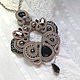 Inconnue.  Openwork pendant. Pendants. Anneta Valious design. Online shopping on My Livemaster.  Фото №2