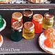Jam jars in a doll's house Dollhouse miniature Food for dolls. Doll food. MiniDom (Irina). My Livemaster. Фото №6