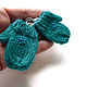 Doll mittens 5 cm knitted emerald. Clothes for dolls. BarminaStudio (Marina)/Crochet (barmar). Online shopping on My Livemaster.  Фото №2