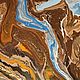 КАРТИНА "КАВКАЗ ВЕСНОЙ" в технике Fluidart. Картины. Елена/ АртСтудия МалЁна. Ярмарка Мастеров.  Фото №5
