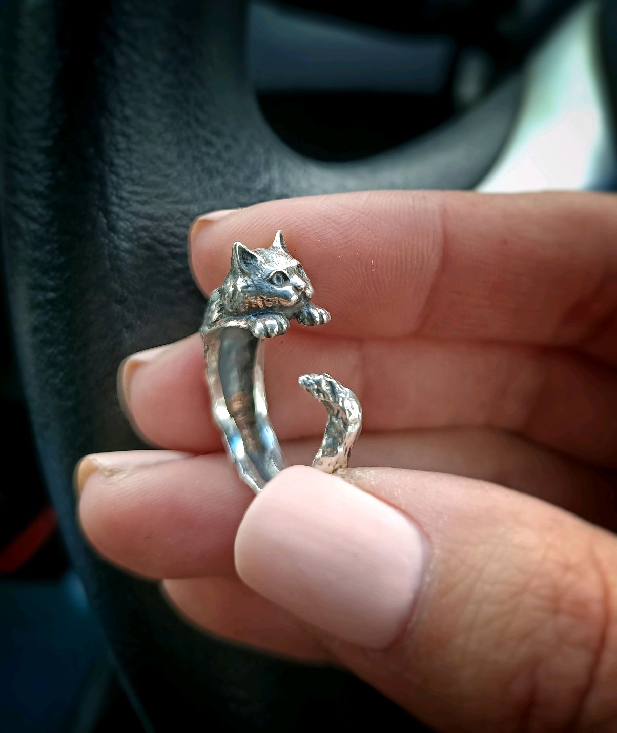 Санлайт кольцо с кошкой