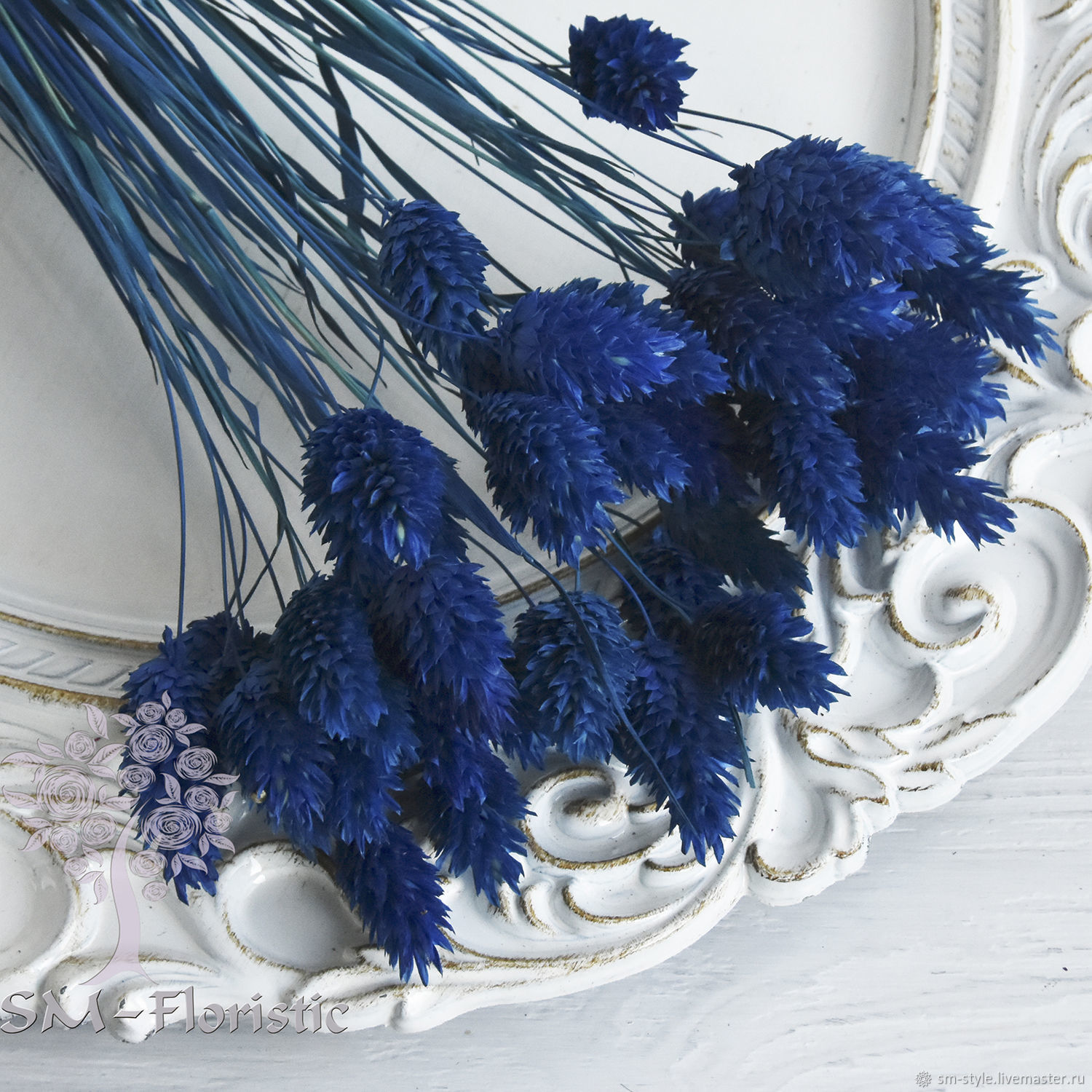 Фаларис синий 50 шт. 11882 купить в интернет-магазине Ярмарка Мастеров ...