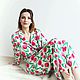 Order Pajamas 'Red tulips'. Alexandra Maiskaya. Livemaster. . Pyjamas Фото №3