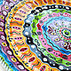 Placa decorativa en la pared 'Caramelo' pintura. Decorative plates. Art by Tanya Shest. Ярмарка Мастеров.  Фото №4