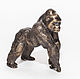Gorilla sculpture bronze. Figurines. bronze-piter (bronza-piter). Online shopping on My Livemaster.  Фото №2