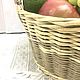 basket: Wicker basket with handles. A gift to the hostess. Picnic baskets. Корзины в СПБ (Светлана). Online shopping on My Livemaster.  Фото №2