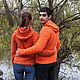Мужской свитер "Ди Каприо" Orange. Mens sweaters. Authorial Knitting Gayane. My Livemaster. Фото №4