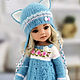 Clothes for Paola Reina dolls. Pale blue suit with ears. Clothes for dolls. DeSouris (desouris). Online shopping on My Livemaster.  Фото №2