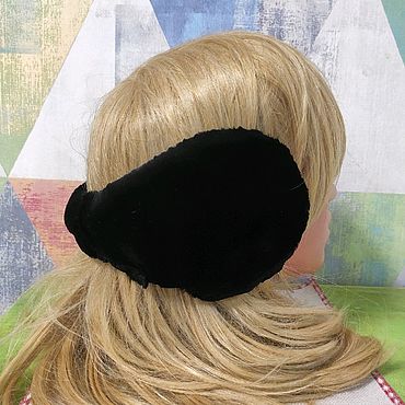 Аксессуары ручной работы. Ярмарка Мастеров - ручная работа Ухогрейки из меха бобра. Handmade.
