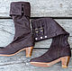 Womens leather boots boots . Boots of genuine leather, High Boots, Denpasar,  Фото №1