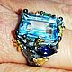 Ring 'Lady Di' blue Topaz. Rings. SELENA. Online shopping on My Livemaster.  Фото №2
