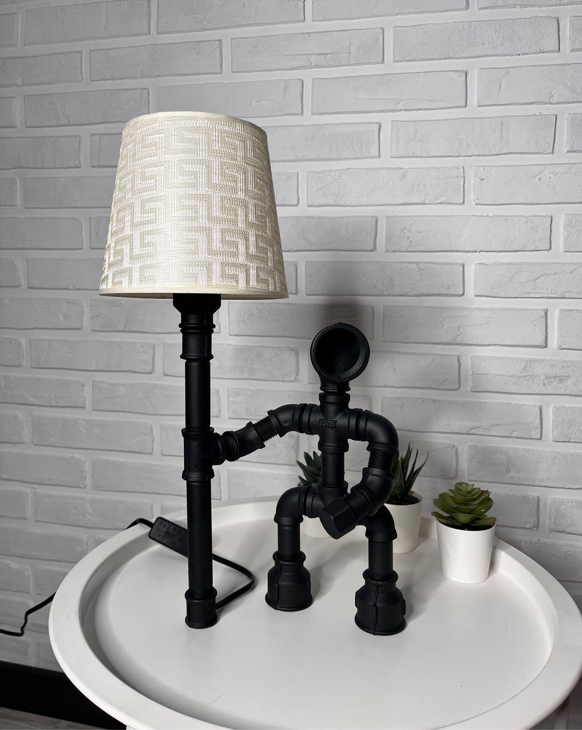 Торшер настольный в стиле лофт в интернет-магазине Ярмарка Мастеров по ...