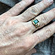 Men's Gold Ring with Emerald (3,06 ct) Handmade Ring. Rings. Bauroom - vedic jewelry & gemstones (bauroom). My Livemaster. Фото №6