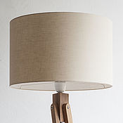 Для дома и интерьера handmade. Livemaster - original item Lampshade straight linen 100% (48*48*30). Handmade.
