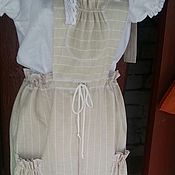 Одежда handmade. Livemaster - original item Linen boho sundress. Handmade.