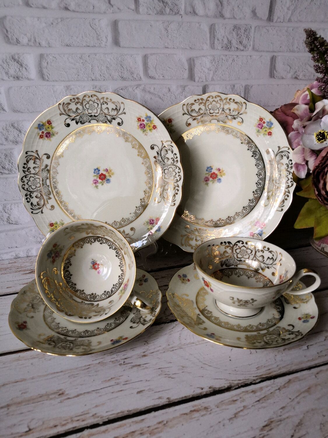 Фарфоровые чайные трио Германия в интернет-магазине на Ярмарке Мастеров ...