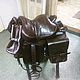 A set of a Cossack saddle with a full brown pack. Saddles. Saddlery and blacksmith's yard. My Livemaster. Фото №4