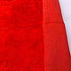 *Плюш для Тедди СССР красно-оранжевый-2  (50 х 40 см) 1960-е. Ткани. All-for-Teddy. Ярмарка Мастеров.  Фото №4