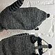 Варежки вязаные «Еноты». Варежки. Лена Коробова (lazylazyknits). Ярмарка Мастеров.  Фото №4