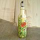 Decoupage, Oil dispenser,oil bottle, olive oil bottle,oil container,, Jars, Moscow,  Фото №1