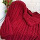 Knitted blanket for baby. Large-knit plaid made of hypoallergenic yarn. Baby blanket. Vyazanye izdeliya i MK iz Alize Puffi. Ярмарка Мастеров.  Фото №5