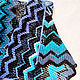 Bargello Knitted Openwork Stole Scarf. Scarves. Yuliya Chernova. My Livemaster. Фото №6