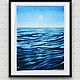 Watercolor Night sea. Pictures. artwatercolor. Online shopping on My Livemaster.  Фото №2