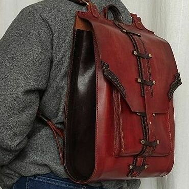 Сумки ручной работы. Ярмарка Мастеров - ручная работа Рюкзаки: Рюкзак женский из натуральной кожи. Handmade.