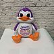 PENGUIN with embroidery of metrics, Stuffed Toys, Murmansk,  Фото №1