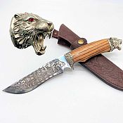 Сувениры и подарки handmade. Livemaster - original item Knife Tiger. Handmade.