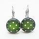 Green peas. Earrings. Linda (LKdesign). Online shopping on My Livemaster.  Фото №2