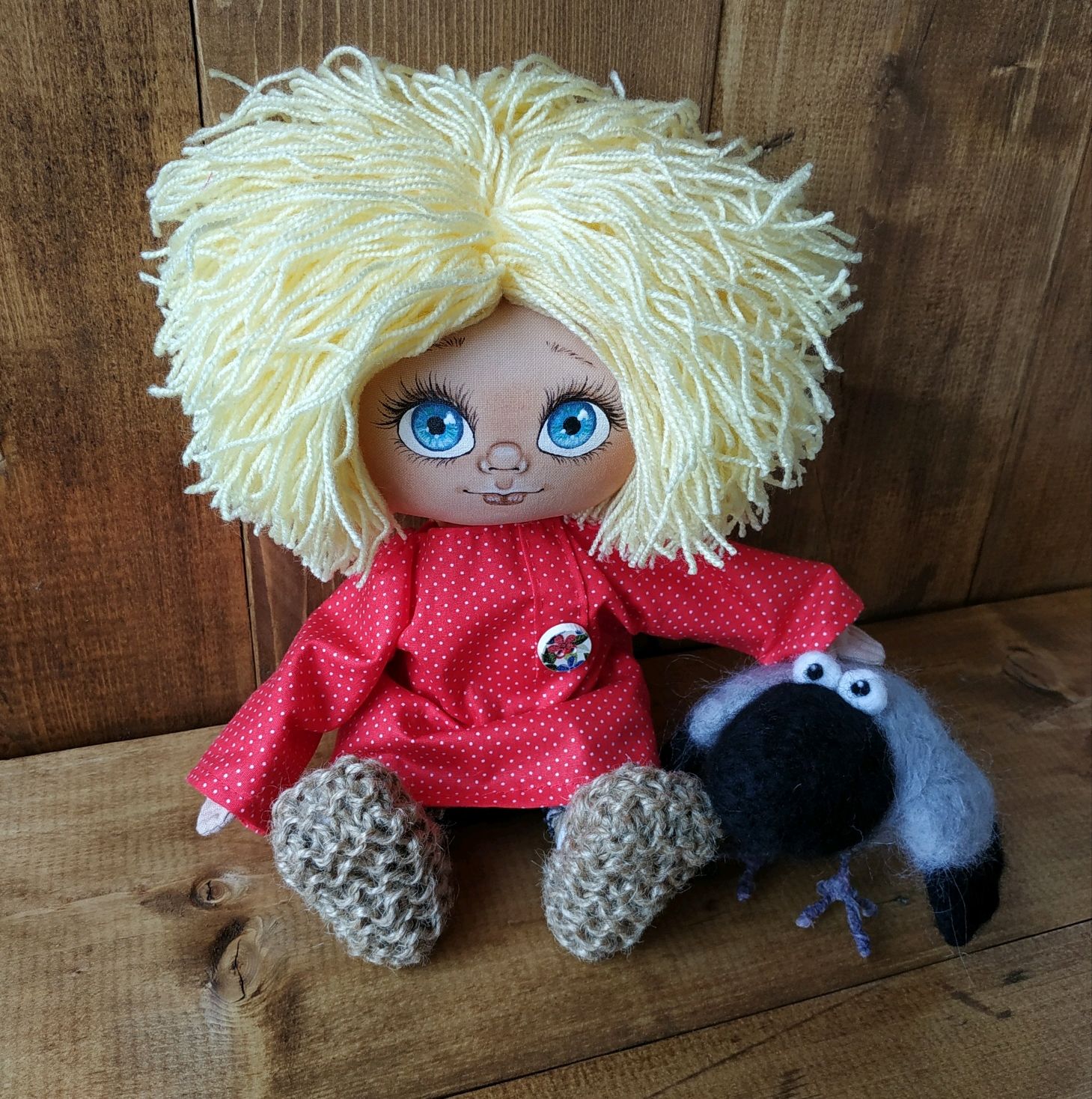 Текстильная кукла домовенок Кузя ручной работы. Купить в галереи «hb-crm.ru»