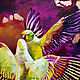 Order Framed painting of Parrots in oil As a gift to a woman. Svetlana Samsonova. Livemaster. . Pictures Фото №3
