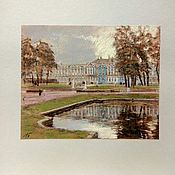 Картины и панно handmade. Livemaster - original item The picture Park of the Catherine Palace pastels. Handmade.