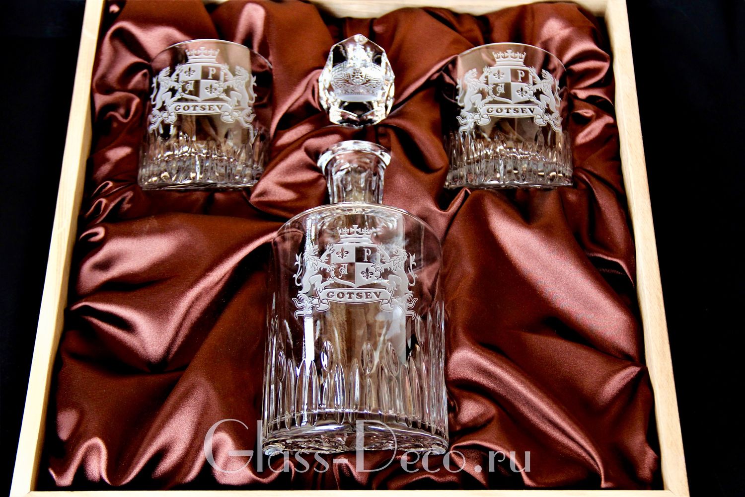 Хрустальный набор для виски на заказ в интернет-магазине Ярмарка ...