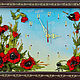Wall clock "Poppies color". Watch. jema_flowers (Svetik7tsvetik). My Livemaster. Фото №4