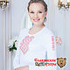 Order T-shirt with embroidery 'Great Sun' long sleeve. Slavyanskie uzory. Livemaster. . T-shirts Фото №3