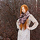 Handmade Felted scarf Winter sketches 3. Scarves. Olga Tskhay (Olga-happy). Online shopping on My Livemaster.  Фото №2