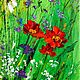 Oil painting wild flowers. Wild flowers in oil. Pictures. Zabaikalie. My Livemaster. Фото №6