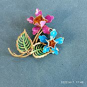 Винтаж handmade. Livemaster - original item Brooch flowers vintage USSR. Handmade.