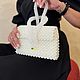 Сумка из бусин свадебная. Классическая сумка. Mmalchivetskya-bags. Ярмарка Мастеров.  Фото №6
