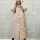 Пальто женское утепленное Beige Sand. Пальто. SILVASHI STORE. Интернет-магазин Ярмарка Мастеров.  Фото №2