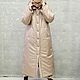 Women's insulated coat Beige Sand. Coats. cashmerestory. Online shopping on My Livemaster.  Фото №2