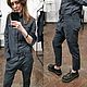 Заказать Унисекс комбинезон #097byshevtsova из вареной бязи. SHEVTSOVA design | Одежда Говорит. Ярмарка Мастеров. . Комбинезоны Фото №3