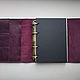 A5 purple leather diary with buttons. Diaries. AM.Masterskaya (am-masterskaya). Online shopping on My Livemaster.  Фото №2