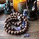 Мала из тибетских семян Бодхи, аметиста и серебра 925 пробы. Четки. Meditation Buddha. Ярмарка Мастеров.  Фото №4